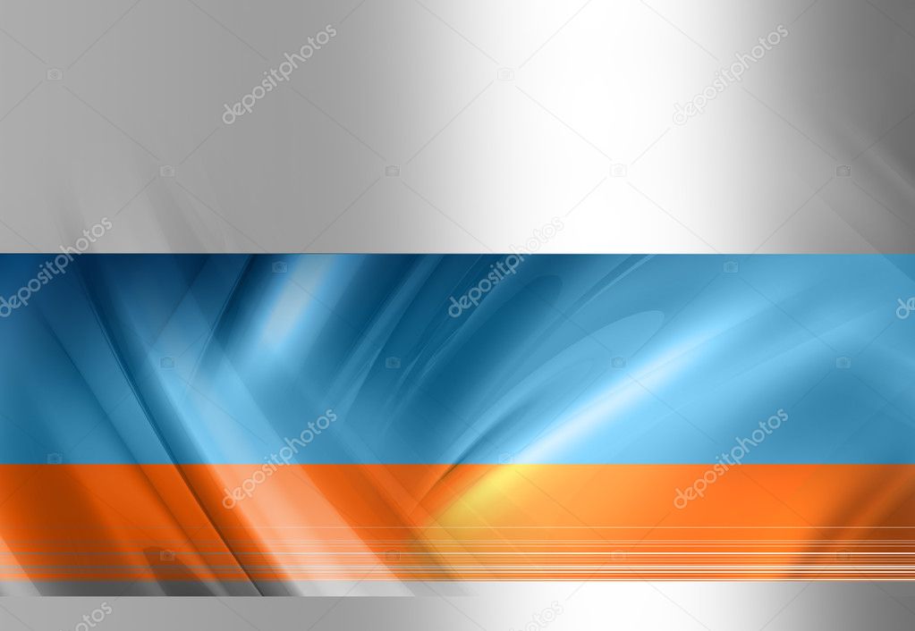 Whispy Blue and Orange Background