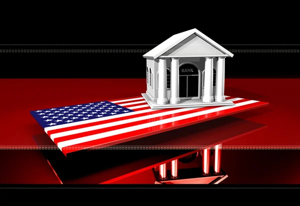 Банковская индустрия США — стоковое фото