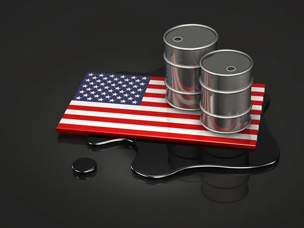 미국의 석유Американський нафти — 스톡 사진