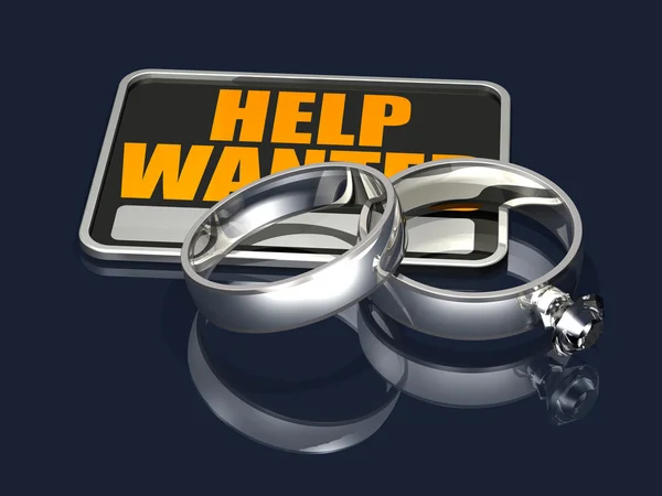 Matrimonio ayuda — Foto de Stock
