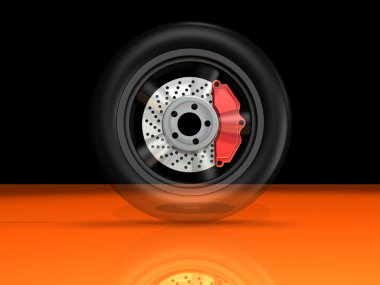 Automotive Wheels and Brakes clipart