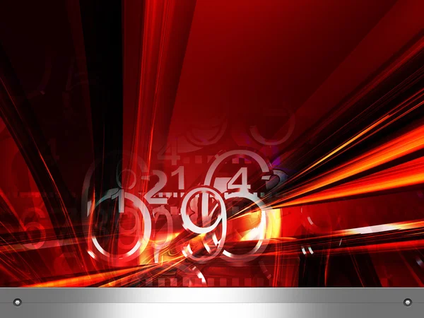 Abstract Red Numeric Background — Stock Photo, Image