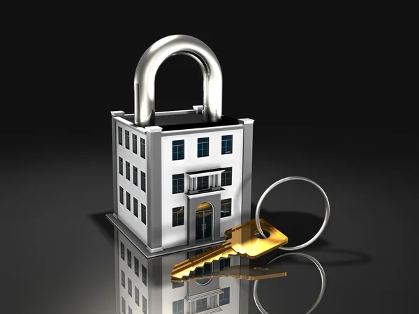 Secure Office Building — Stock Fotó
