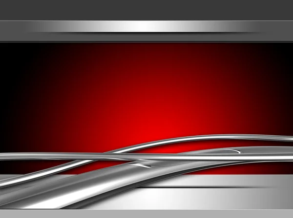Red and Silver Cable Background — стокове фото