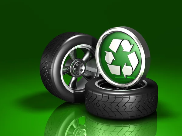 Recykling samochodowych — Zdjęcie stockowe