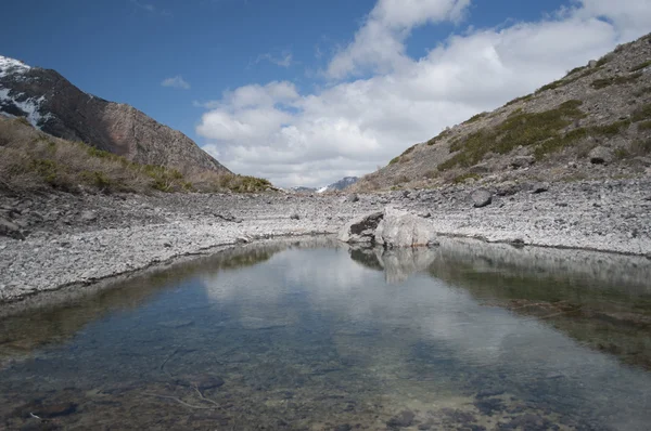 stock image Mountain lake in the clouds