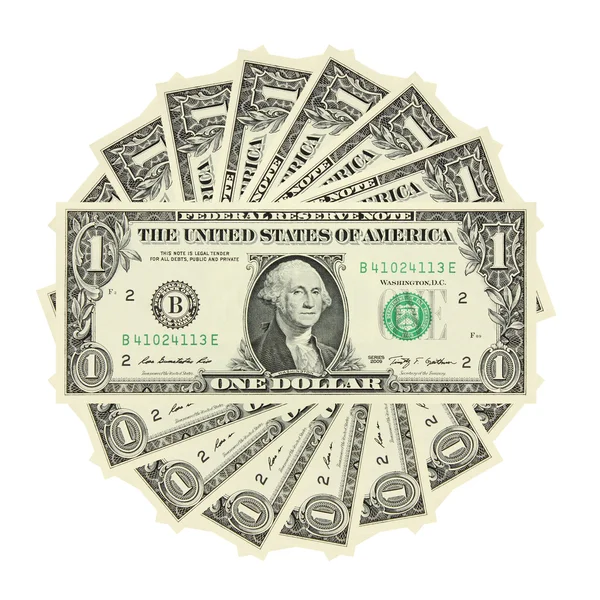 Ein-Dollar-Schein — Stockfoto