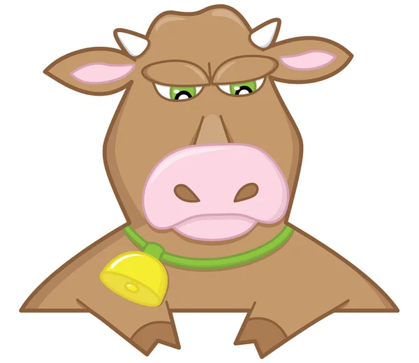 Ledsen bull — Stock vektor