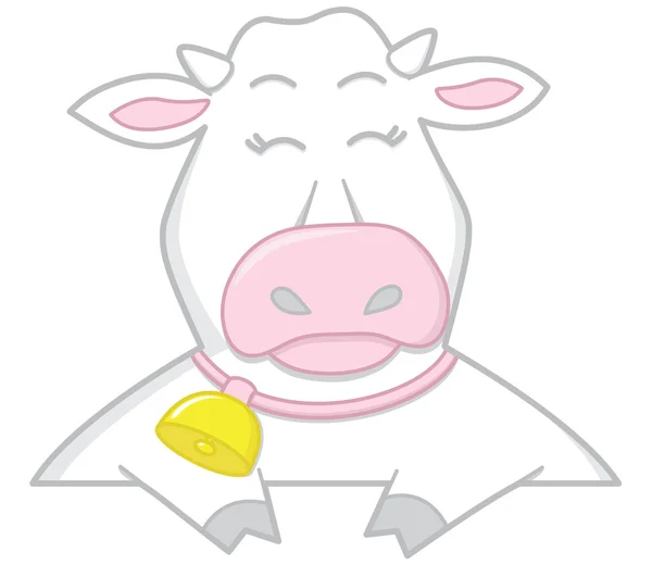 Glückliche Kuh — Stockvektor