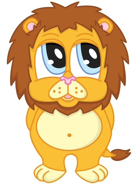 Cute lion — Stock Vector