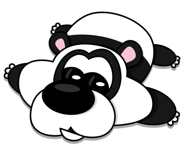 Panda hazudik — Stock Vector