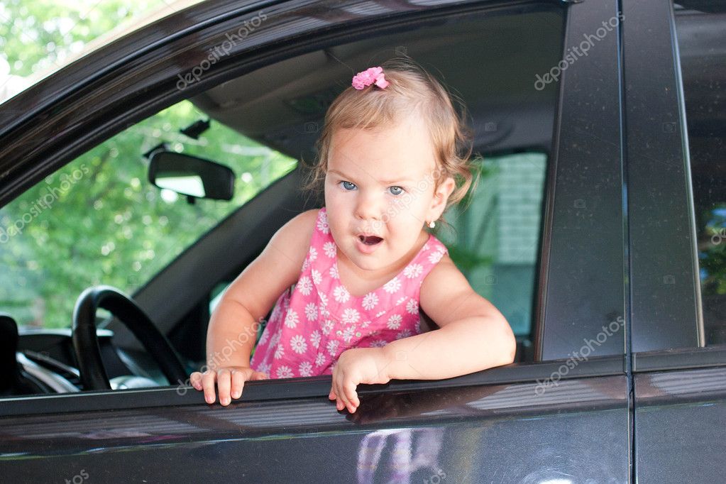 Baby Driving A Car