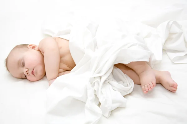 Sleeping newborn baby — Stock Photo, Image