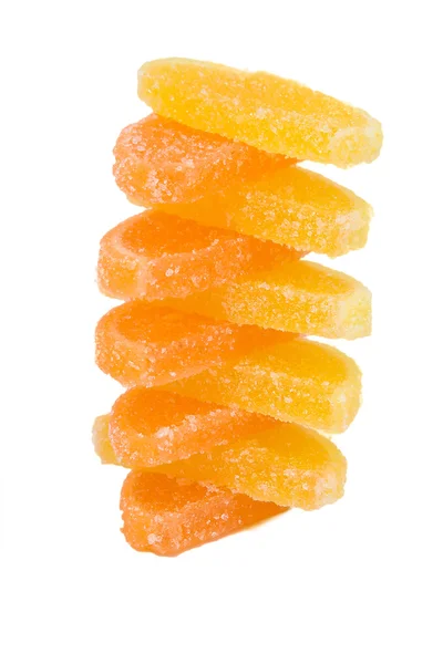Doces de geleia de frutas coloridas — Fotografia de Stock