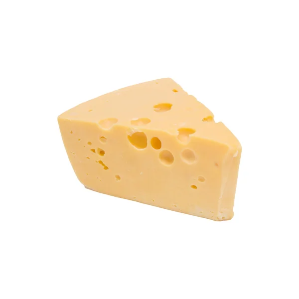 Un trozo de sabroso queso fresco — Foto de Stock