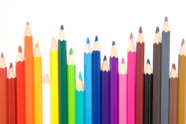 Sada barevné tužky — Stock fotografie