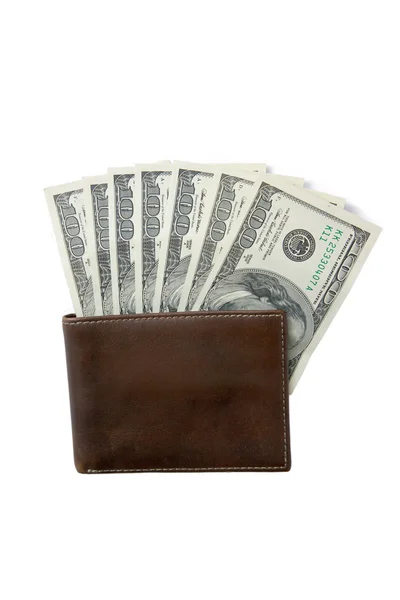 Leather wallet — Stock Photo, Image