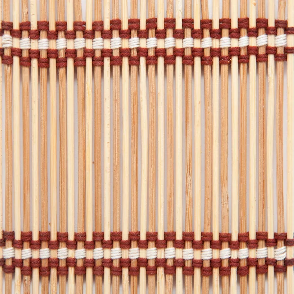 Rolo de guardanapo de bambu. Contexto ou textura — Fotografia de Stock