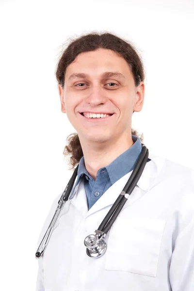 The medical doctor man with stethoscope — Stock Photo, Image