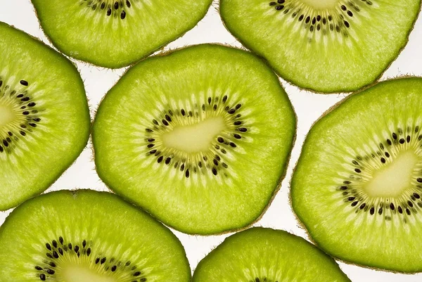 stock image Tasty green kiwi in circle form