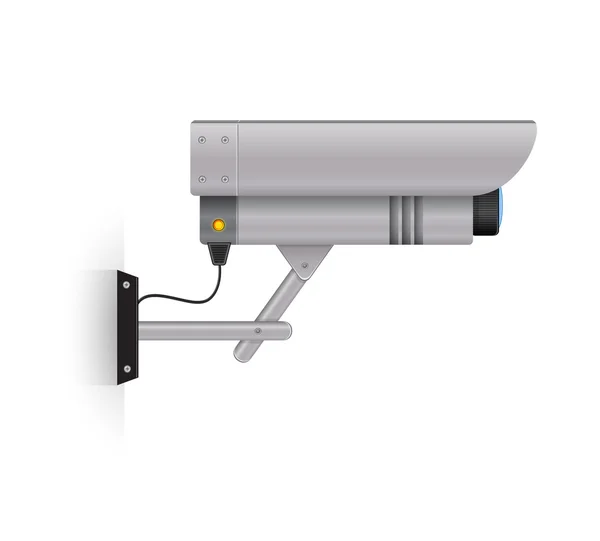 stock vector Outdoor security camera.