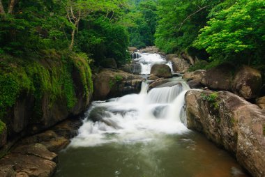 Nangrong Waterfall in Nakhon nayoki, Thailand clipart