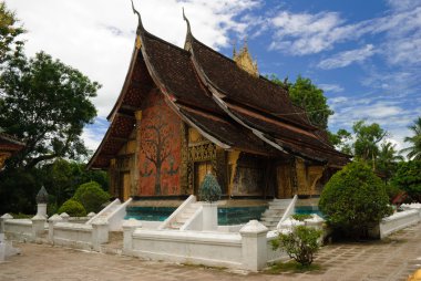 WAT xieng tanga Tapınağı, luang pra bang, laos