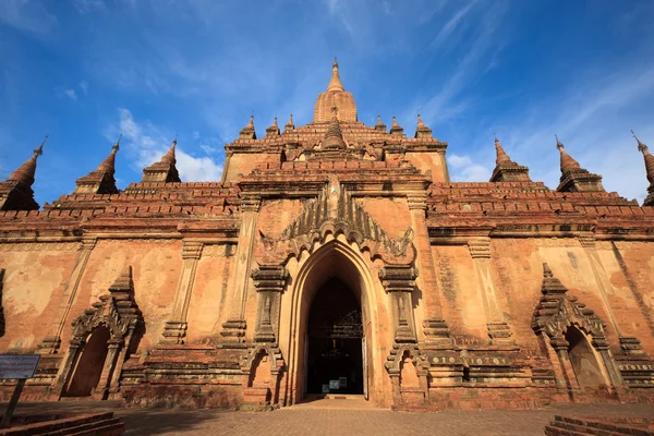 Htilominlo tempel, bagan, myanmar — Stockfoto
