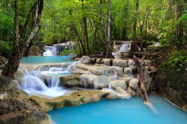 Erawan Waterfall, Kanchanaburi, Thailand clipart