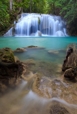 Erawan Waterfall, Kanchanaburi, Thailand clipart