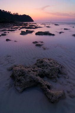 sunrise, krabi, Tayland, koh rok adasının deniz manzarası