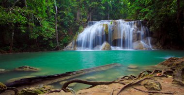 Erawan Waterfall, Kanchanaburi, Thailand clipart