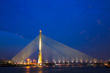 Bangkok, Tayland, thailand (rama 8 köprü Mega bridge)