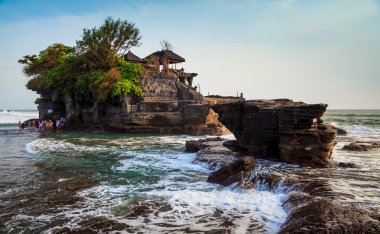 Temple in the sea( Pura tanah lot), Bali, Indonesia clipart