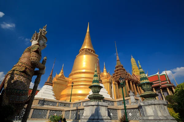 Wat phra kaew, nagy palota, bangkok, Thaiföld — Stock Fotó