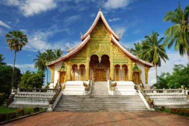 tapınakta luang prabang Müzesi, laos