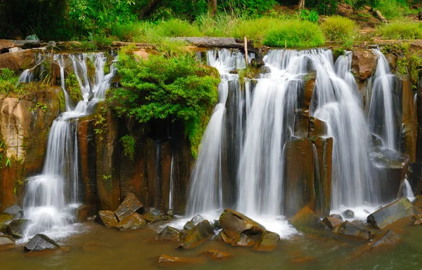 Tad Pha Suam waterfall, Laos — Stock Photo, Image