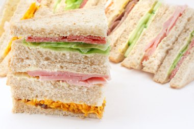 Sliced Bread Sandwich platter clipart