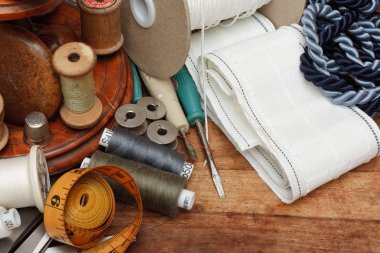 Sewing tools clipart