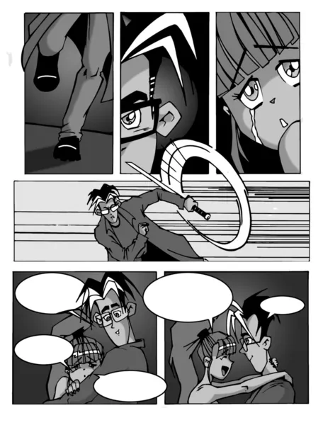 Manga sayfa 2 — Stok fotoğraf