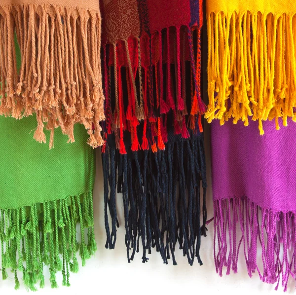 Wooly scarves Stock Image