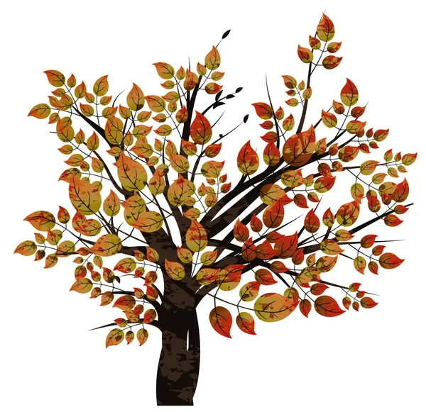Гранжевое дерево — стоковый вектор
