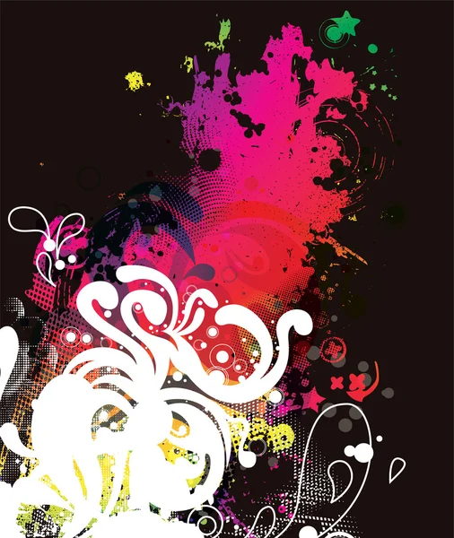 Grunge fondo abstracto colorido — Archivo Imágenes Vectoriales