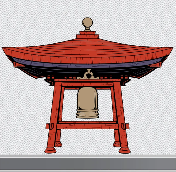Abri cloche japonais — Image vectorielle