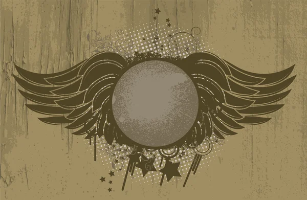 Emblème grunge vintage — Image vectorielle