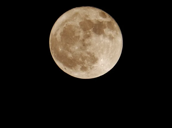 Księżyc w nocy Obraz Stockowy
