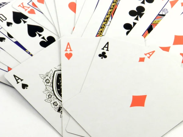 Un asso del poker — Foto Stock