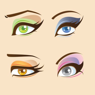 Eyes set clipart