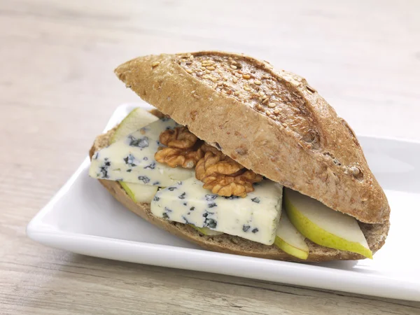 Blue cheese sandwich — Stock Photo, Image