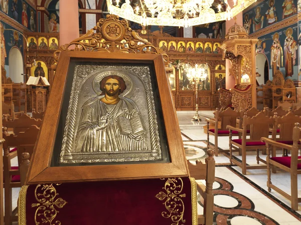 Икона в церкви — стоковое фото
